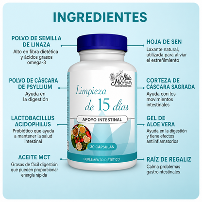 Limpieza de 15 dias
